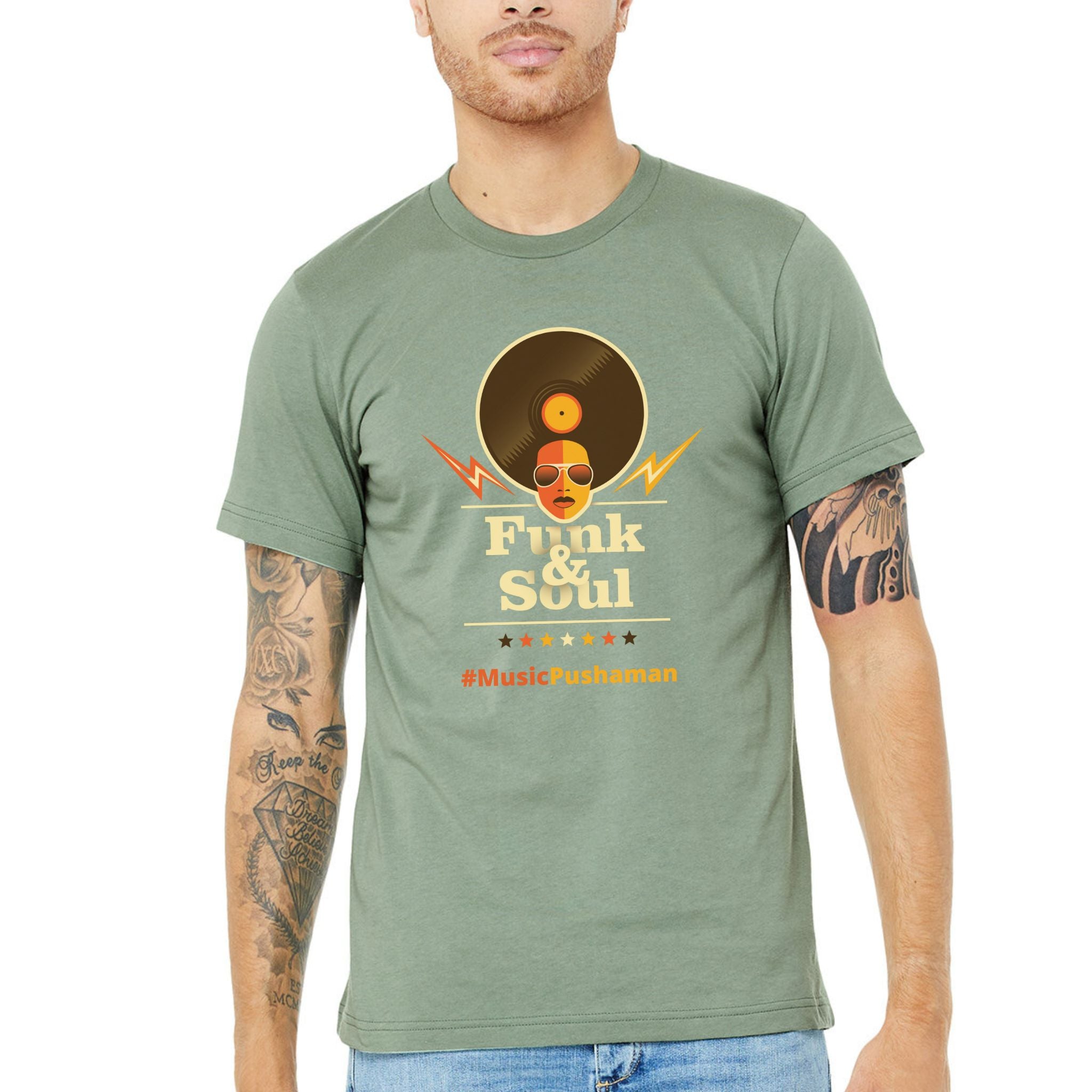 Funk & Soul Music Pushaman Unisex T-Shirt