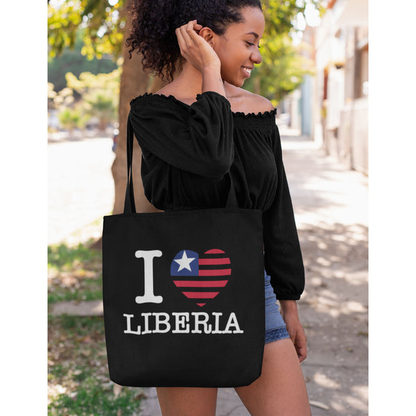 I Love Liberia Tote Bag