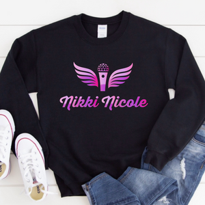 Nikki Nicole Purple Signature Logo Sweatshirt