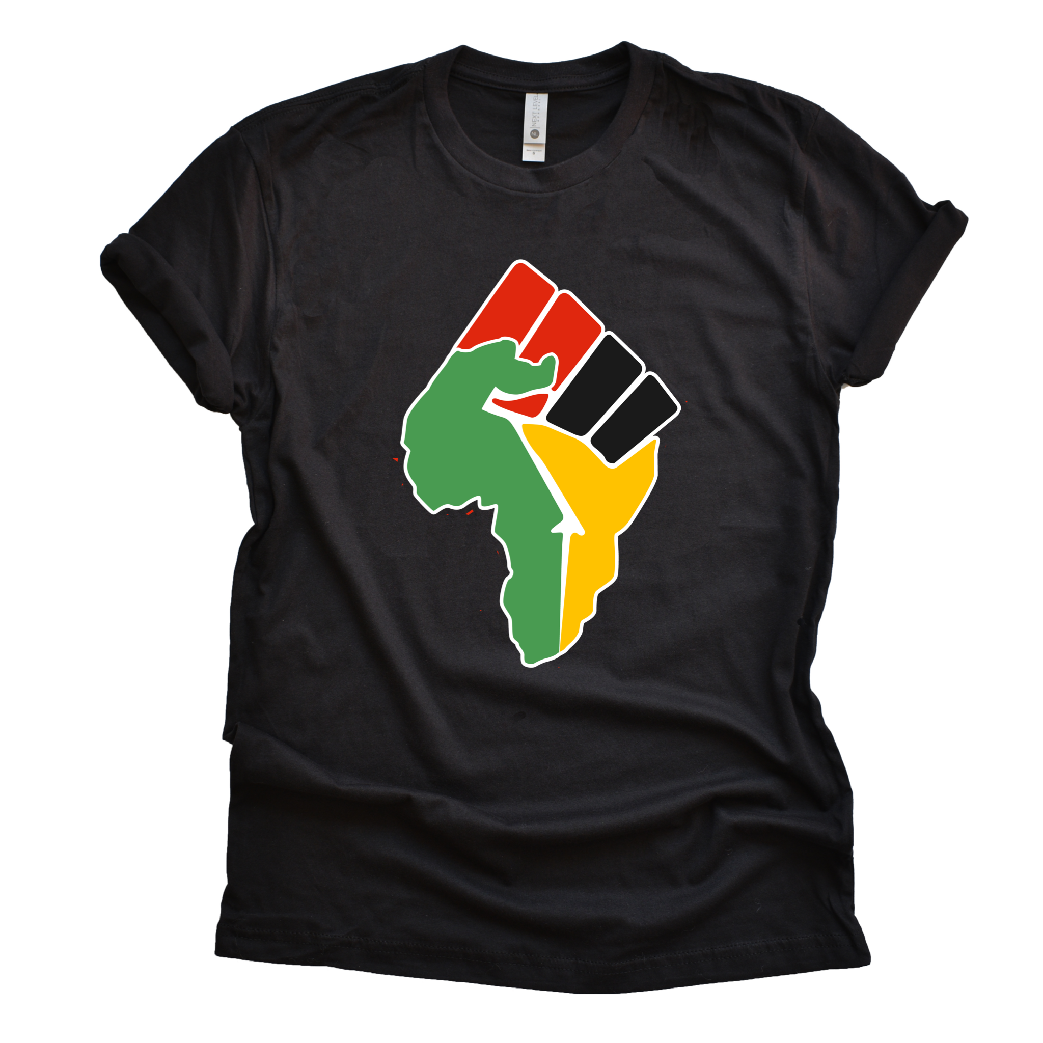 Red, Black & Green Fist T-Shirt
