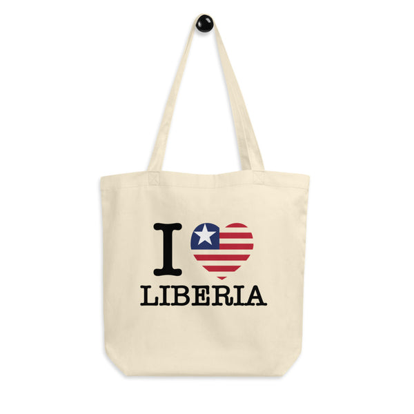 I Love Liberia Tote Bag